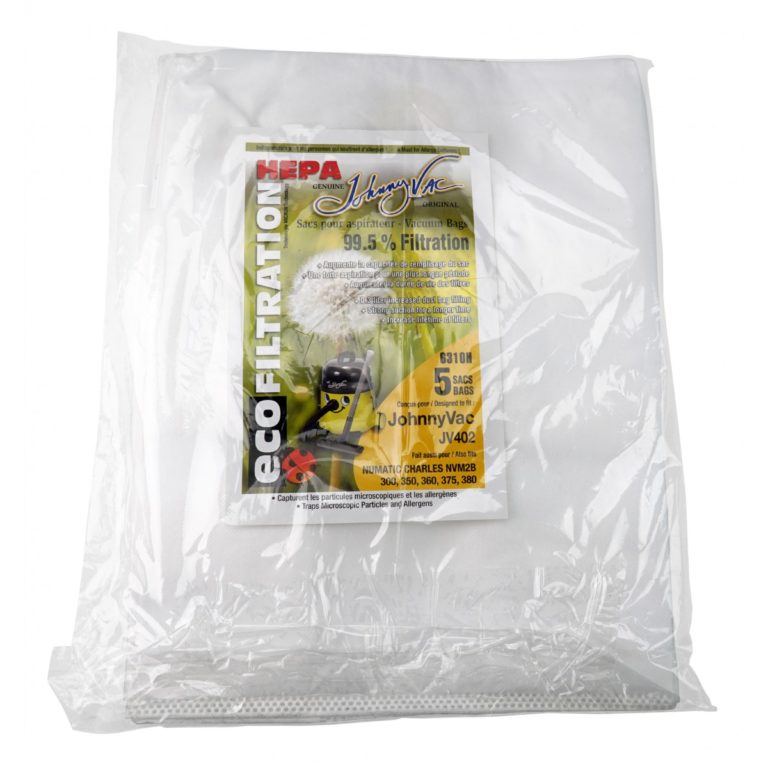 SACS MICROFILTRE HEPA POUR ASPIR. NUMATIC NVM2B/ JV402 -5/PK