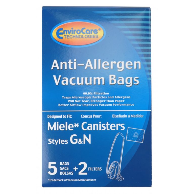 SACS MICROFILTRE POUR ASPIR. - MIELE G-N - PAQ/5+2