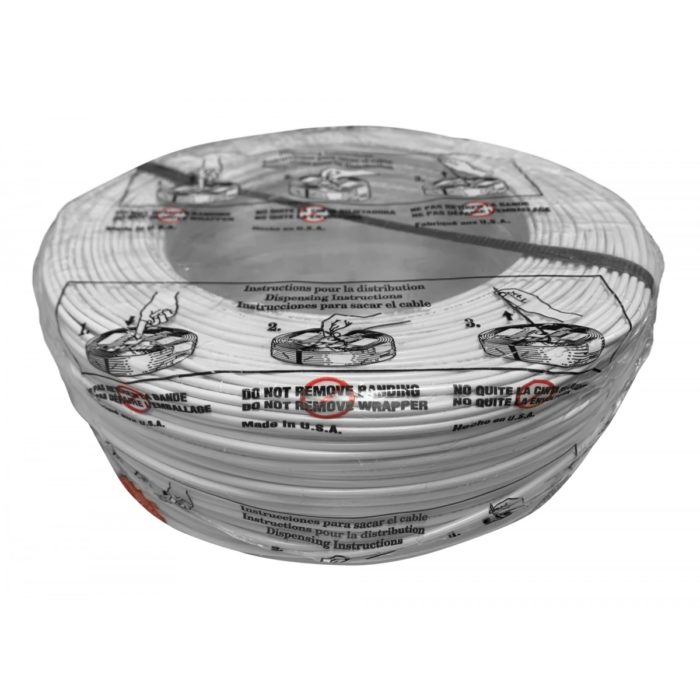 Fil électrique 2 conducteurs 22awg 24v 305m