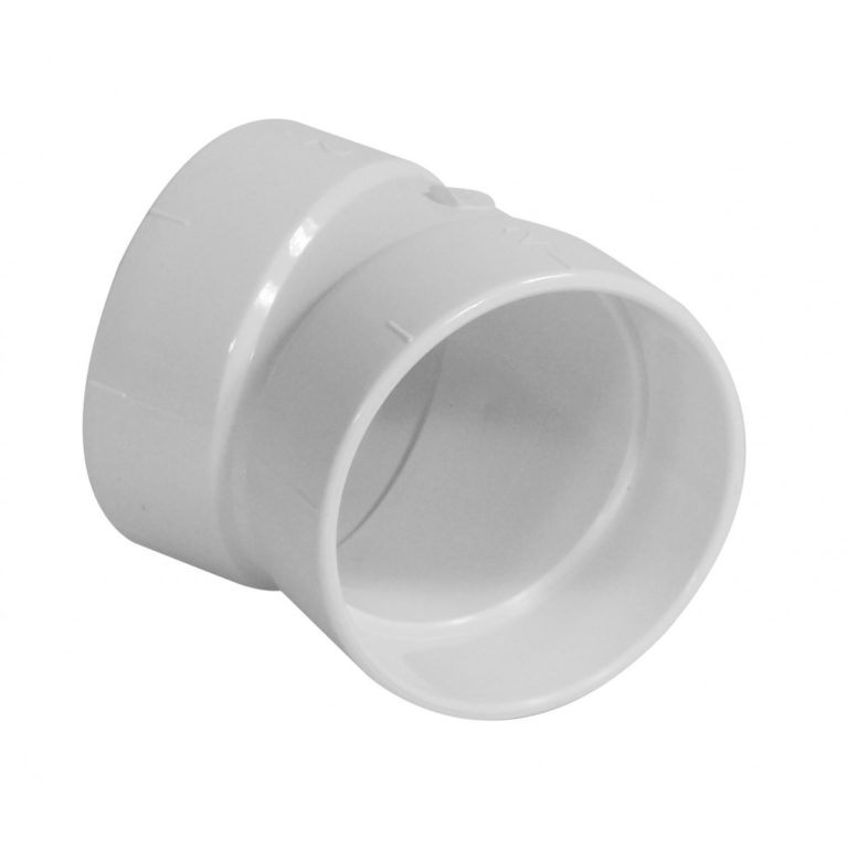 Coude PVC - Vaculine - 30° - Rayon moyen