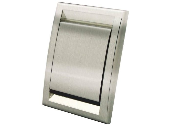 Prise Déco Vac Classique Acier Inox