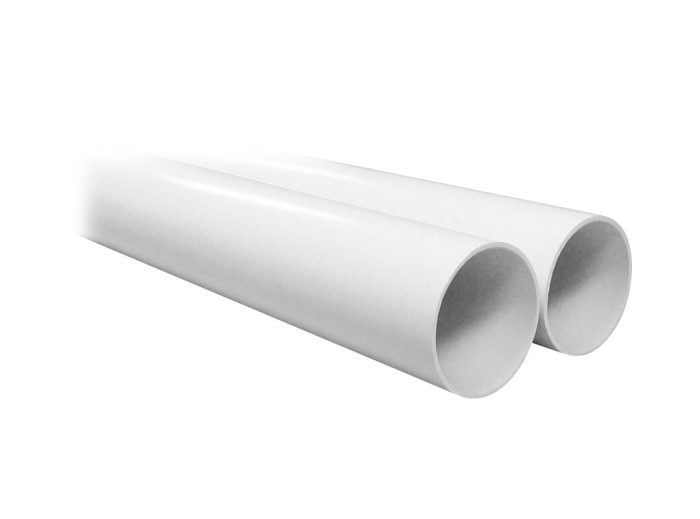 Tuyauterie pour centrale pvc 2" X 5' ASTM F2158 blanc