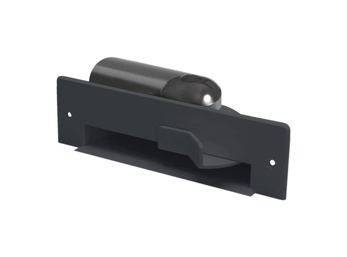 Porte-poussières automatique avec adaptateur, Noir