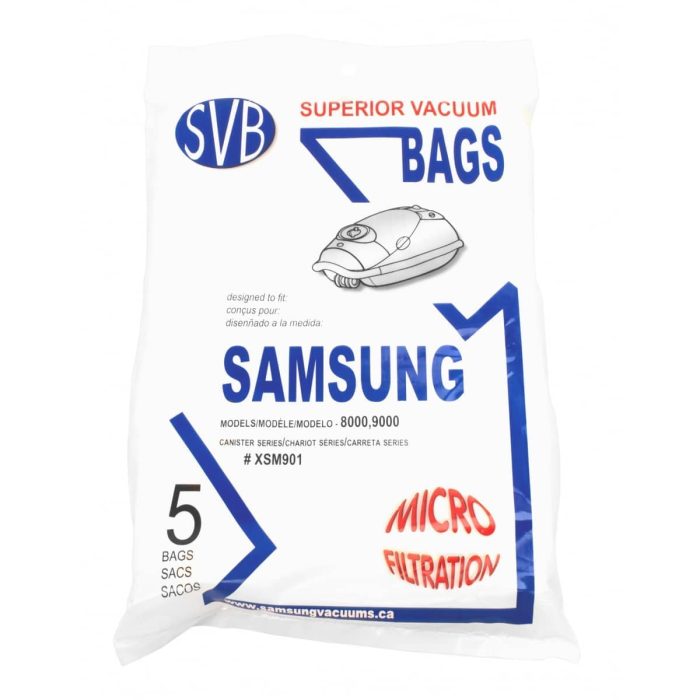 Sacs papier pour aspirateur Samsung 8000/9000 5/pk