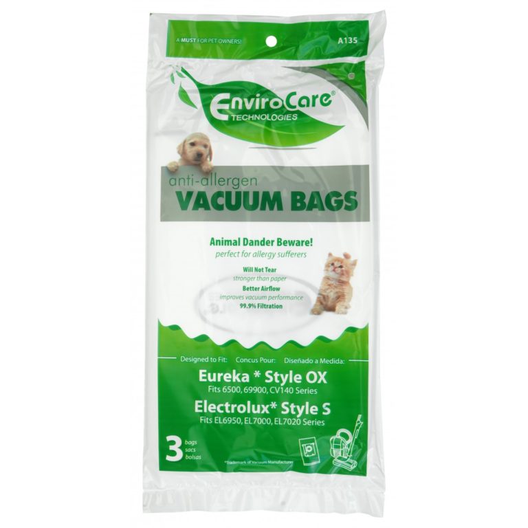 Sacs micro hepa elux harm/oxy canis 3/pqt