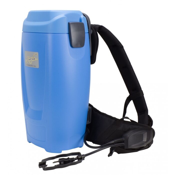Aspirateur dorsal capacité de 5,65 L (1,5 gal), filtration HEPA, avec accessoires et harnais – Image 3