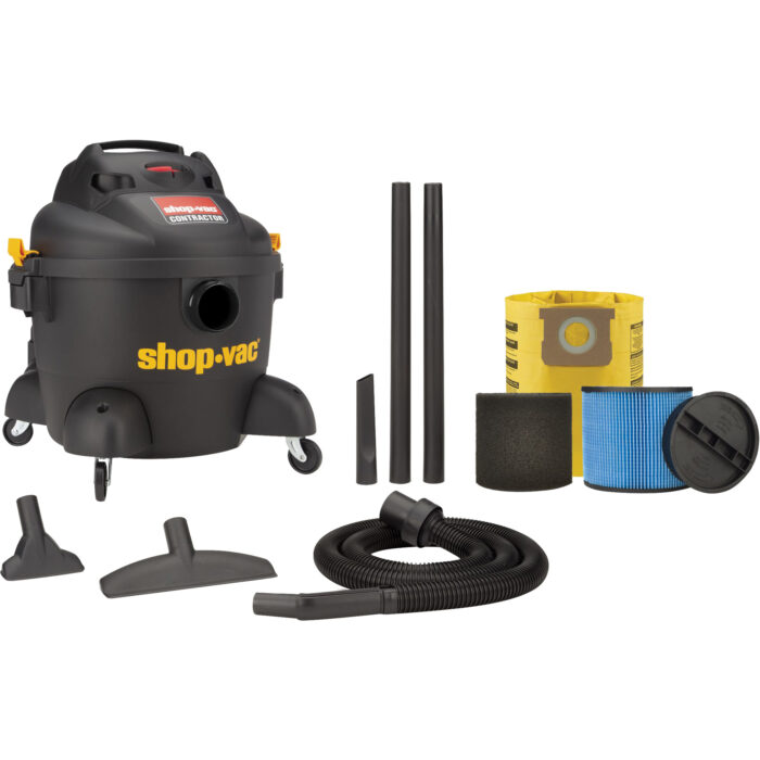 Aspirateur d'atelier série entrepreneur, Secs-humides, 3,5 CV, 6 gal. US (22,7 litres)