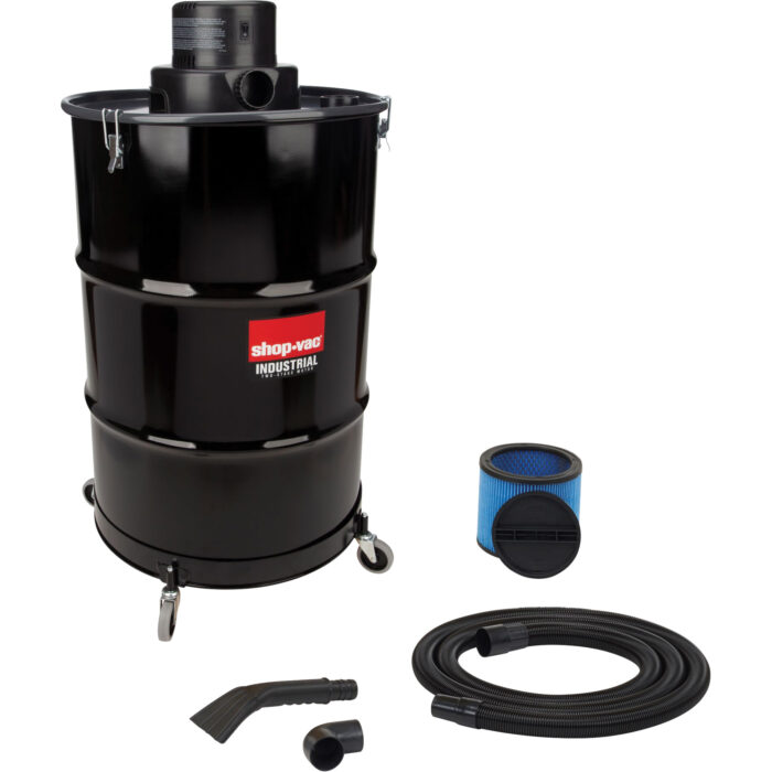 Aspirateur pour atelier, Secs-humides, 3 CV, 55 gal. US (208,2 litres)