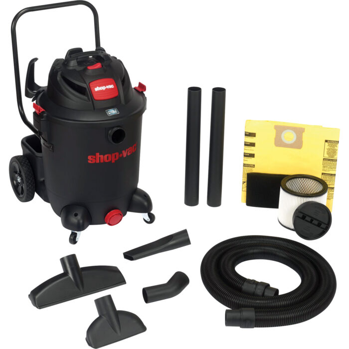 Aspirateur utilitaire pour atelier SVX2 avec chariot, Secs-humides, 6,5 CV, 14 gal. US (53 litres)
