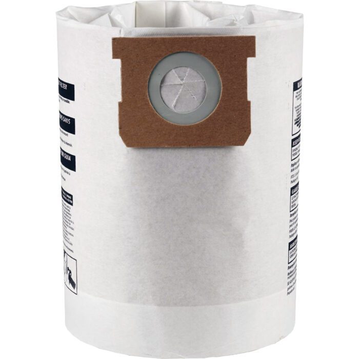 Sacs filtrants pour débris secs jetables de type F, 10 - 14 gal. US