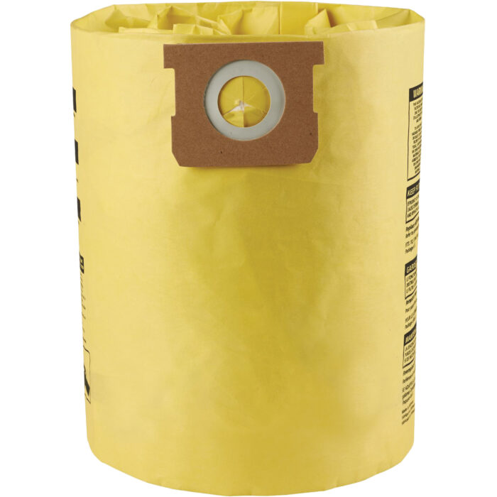 Sacs filtrants pour débris secs jetables à haute efficacité de type I, 10 - 14 gal. US