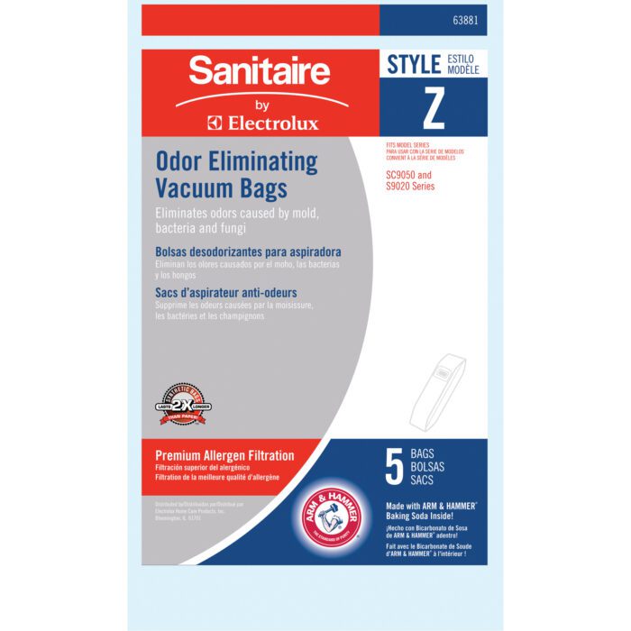 Sac à poussière jetable pour JC145